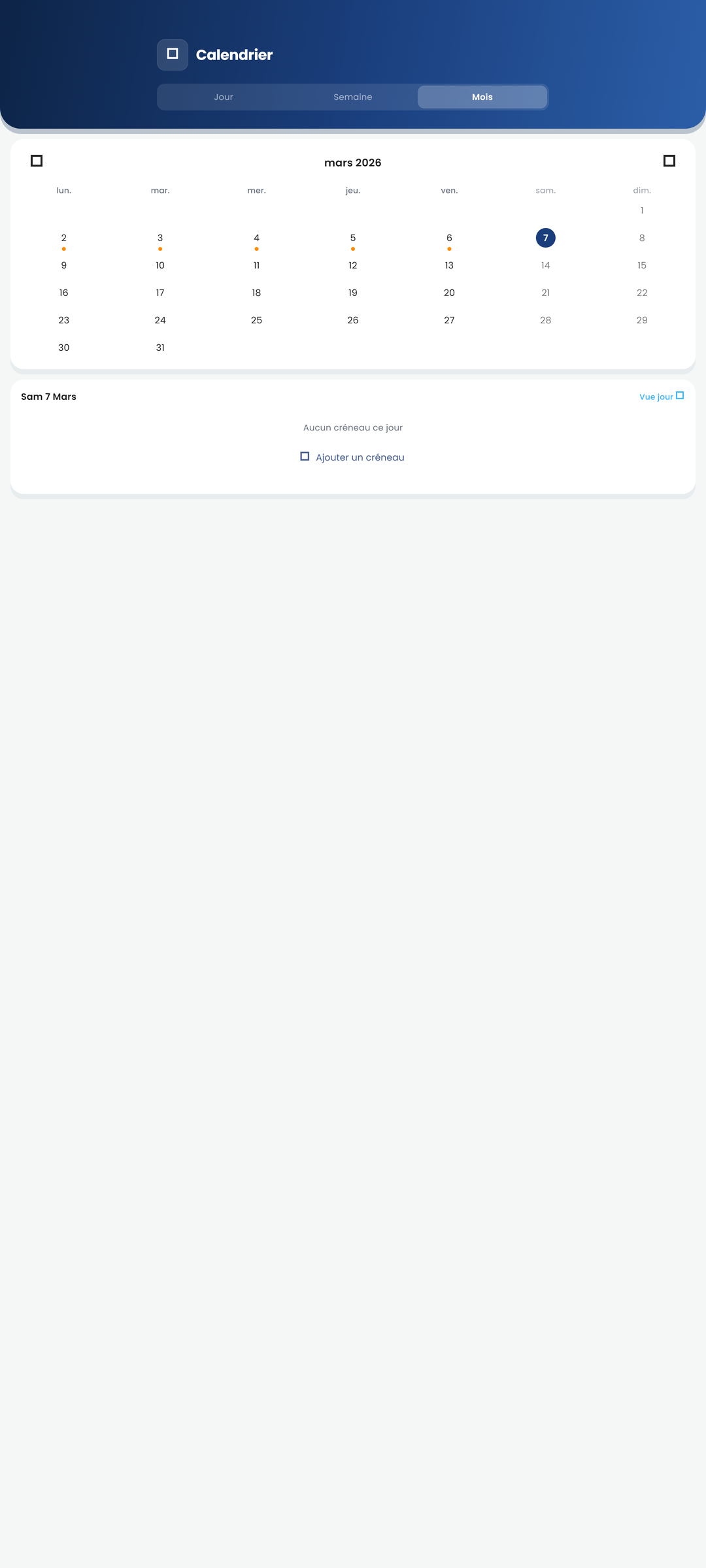 MesHeuresSup screenshot 2